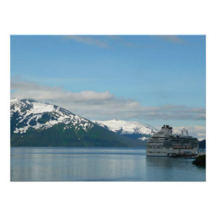 Pôster Viagem Fotografia de Férias de Cruise do Alaska