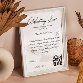 Poster Viagem Fundo Pedido Qr Code Honormoon Fund