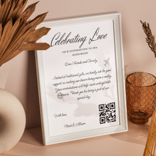 Poster Viagem Fundo Pedido Qr Code Honormoon Fund