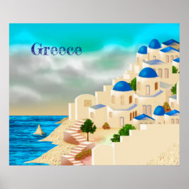 Poster Viagem grécia