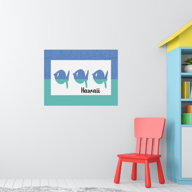 Poster Viagem Hawaii (Berçário 1)
