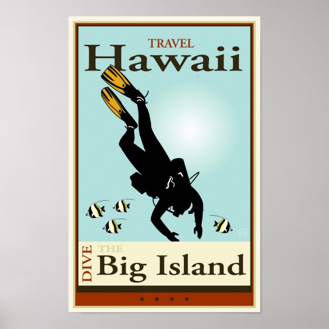 Poster Viagem Hawaii (Frente)