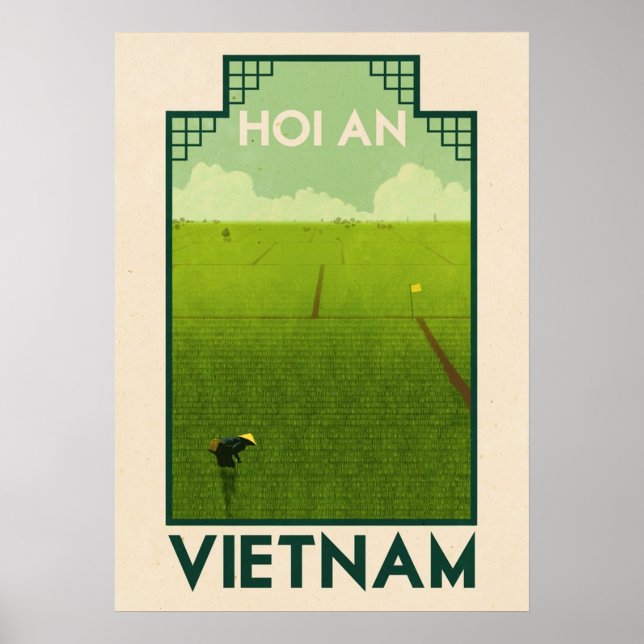 Poster Viagem Hoi An Vietnam (Frente)