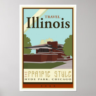 Poster Viagem Illinois