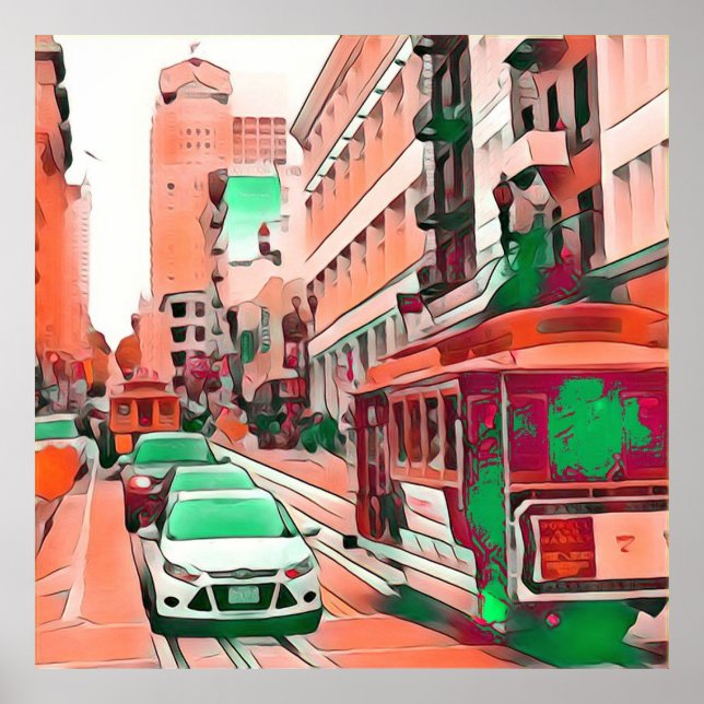 Poster Viagem impressionante - São Francisco (Frente)