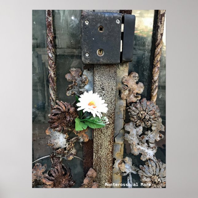 Poster Viagem | Itália - Monterosso al Mare old lock (Frente)