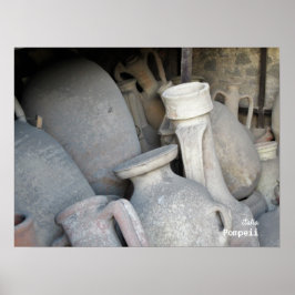 Poster Viagem | Itália - Pompeia Amphorae