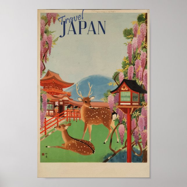 Poster Viagem Japão (Frente)
