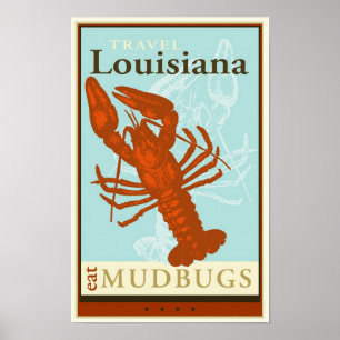 Poster Viagem Louisiana