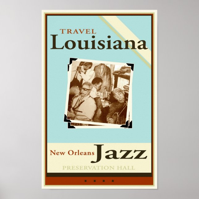 Poster Viagem Louisiana (Frente)