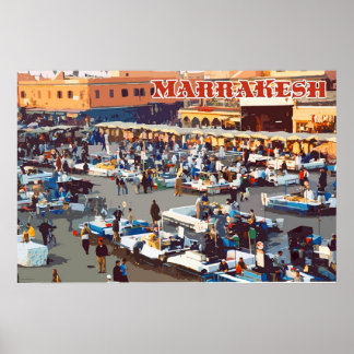 Poster Viagem Marrakesh