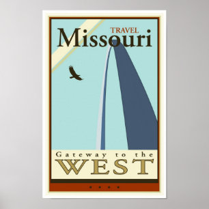 Pôster Viagem Missouri