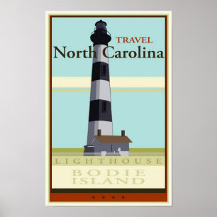 Poster Viagem North Carolina