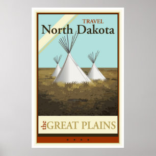 Poster Viagem North Dakota