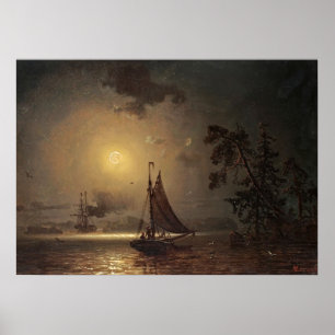 Pôster Viagem noturno por Ivan Aivazovsky