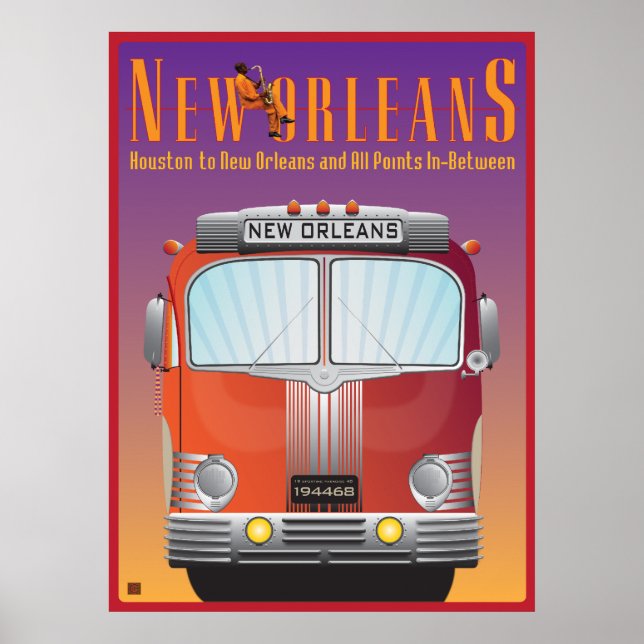 Poster VIAGEM-Nova Orleans (Frente)
