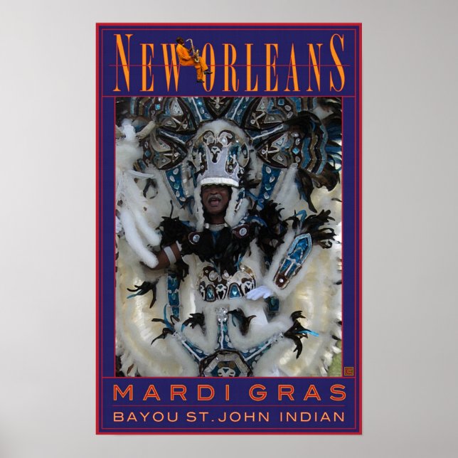 Poster VIAGEM-Nova Orleans-N'awlins (Frente)