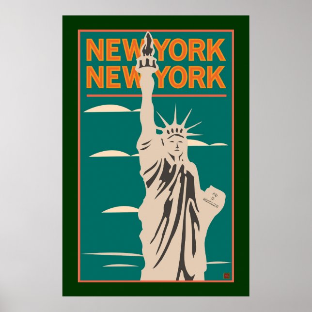 Poster VIAGEM-NY, Nova Liberdade (Frente)