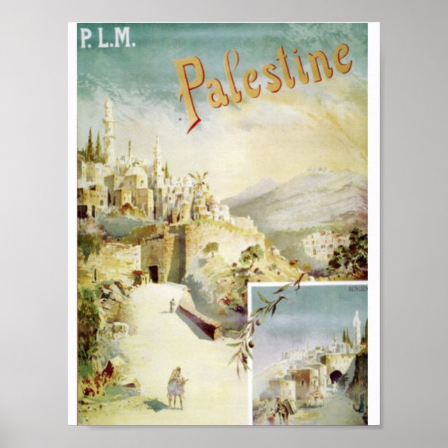 Poster Viagem Palestina (Frente)