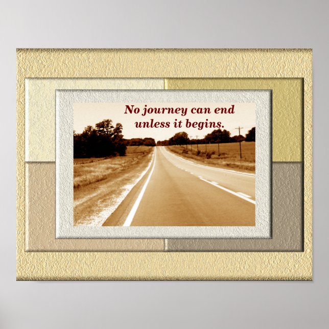 Poster Viagem - para começar (Frente)