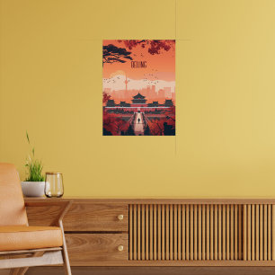 Poster Viagem para Pequim