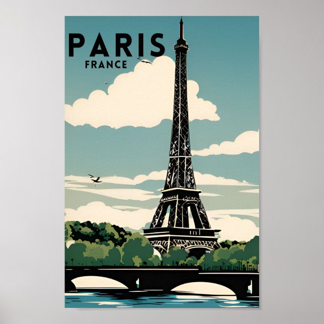 Poster Viagem Paris (Frente)