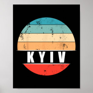 Poster Viagem pela Cidade Antiga Kiev - Ucrânia