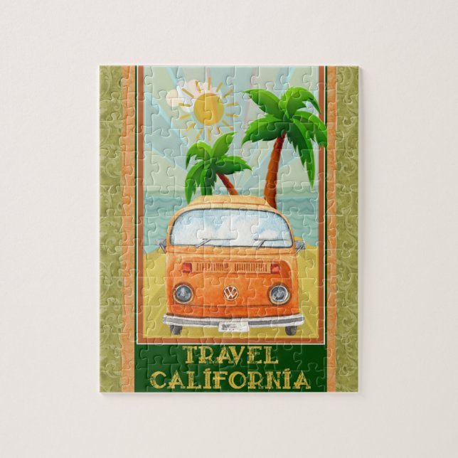 Poster:Viagem Quebra-cabeça da Califórnia (Vertical)