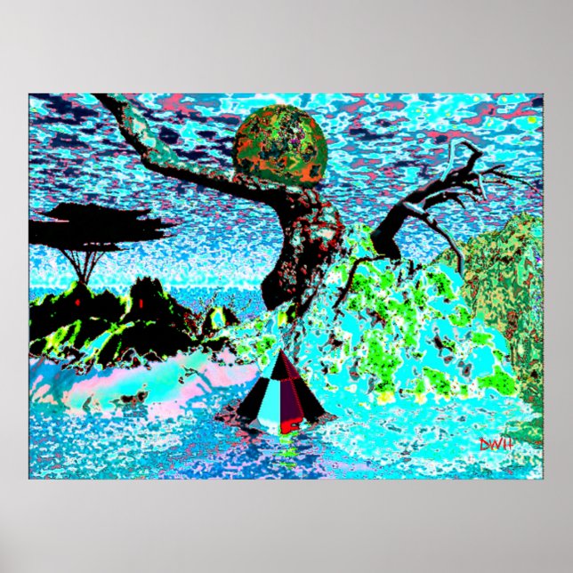 Poster viagem ruim (Frente)