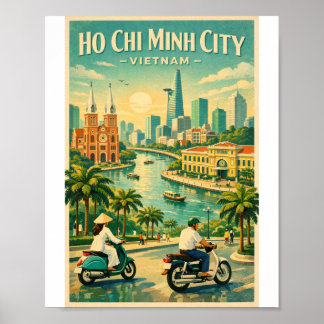 Poster Viagem Saigon Vietnã 2026