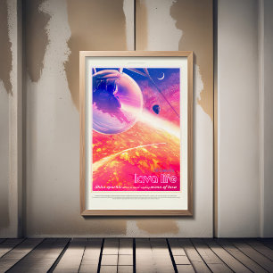 Poster Viagem Sci-Fi Ad, Planet 55 Cani e
