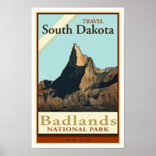 Poster Viagem South Dakota