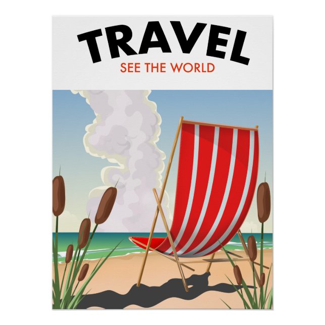 Pôster Viagem Veja o Mundo (Frente)