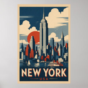 Poster Viagens pelo Nova York Antiga