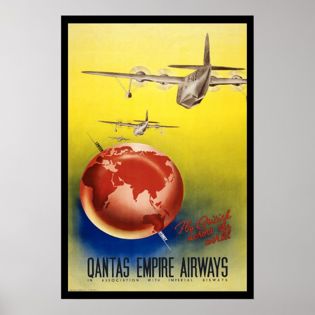 Poster Viagens vintage 13 (Frente)