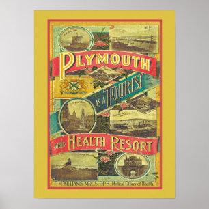 Poster Viagens vintage and Tourist Guide of England