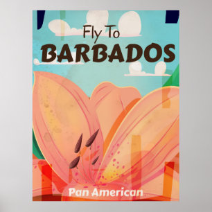 Pôster Viagens vintage Barbados