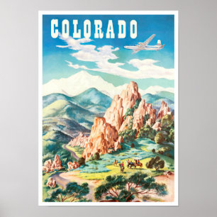Poster Viagens vintage Colorado