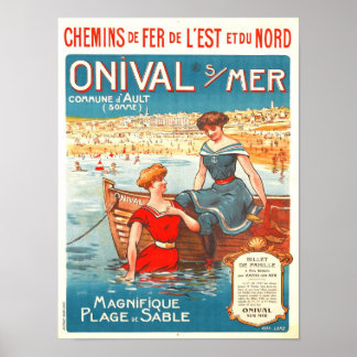 Poster Viagens vintage do anúncio