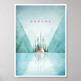 Poster Viagens vintage do Canadá