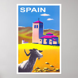 Poster viagens vintage espanha