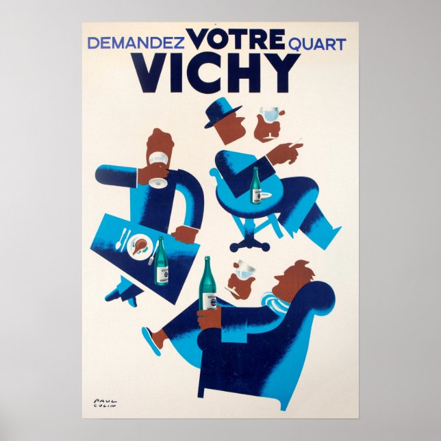 Poster Viagens vintage - França (Frente)