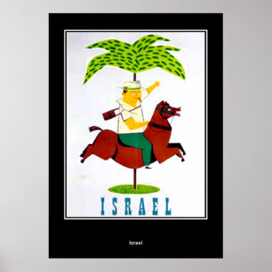 Poster viagens vintage Israel