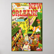 Viagens vintage para Nova Orleans
