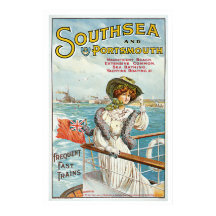 Viagens vintage Southsea Portsmouth England