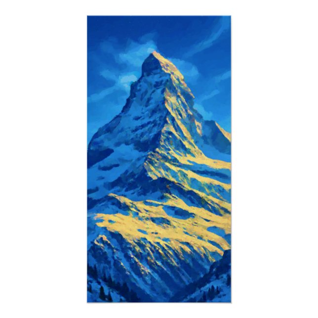 Pôster Viagens vintage Zermatt (Frente)