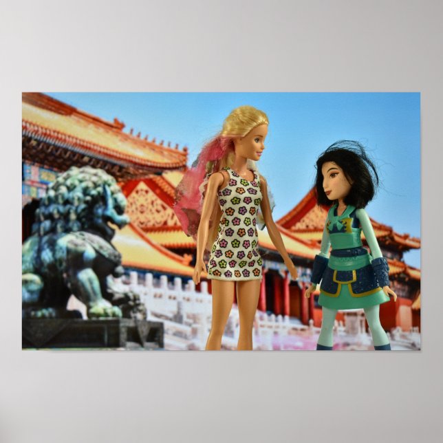 Poster Viajando pelo mundo. China (Frente)