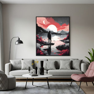 Poster Viajante em Dusk