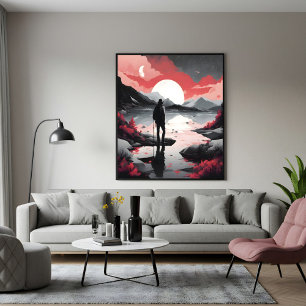 Poster Viajante em Dusk