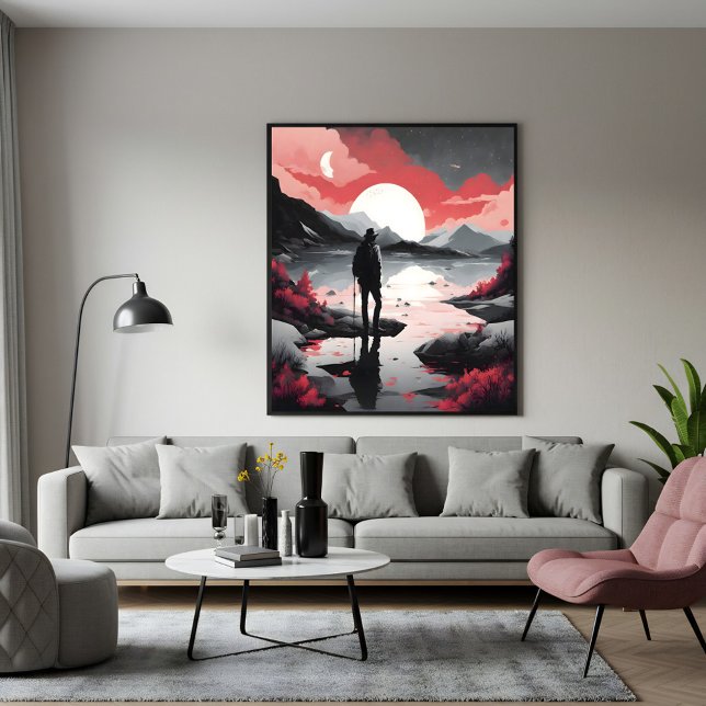 Poster Viajante em Dusk (Criador carregado)